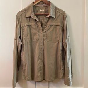 REI Shara Button-Up Long Sleeved Shirt